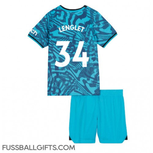 Tottenham Hotspur Clement Lenglet #34 Fußballbekleidung 3rd trikot Kinder 2022-23 Kurzarm (+ kurze hosen)